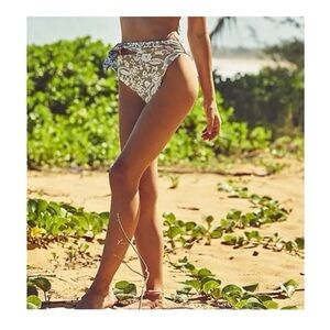 Free People x Aila Blue Vivien Bikini Bottoms in Botanica NWOT